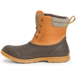 Muck Men's Originals Duck Lace Waterproof Duty Boot - Tan - ODL-902 -Danner Shop odl 902 tan dk brown 2 2400x a94e768e bdd2 4ab2 8797 6dd2183c1010