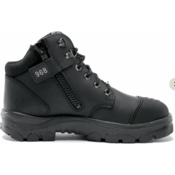 Steel Blue Men's Parkes Side Zip WP Steel Toe Hiker Work Boot - Black - 812968 14 Steel Blue Men's Parkes Side Zip WP Steel Toe Hiker Work Boot - Black - 812968 -Danner Shop pz 2