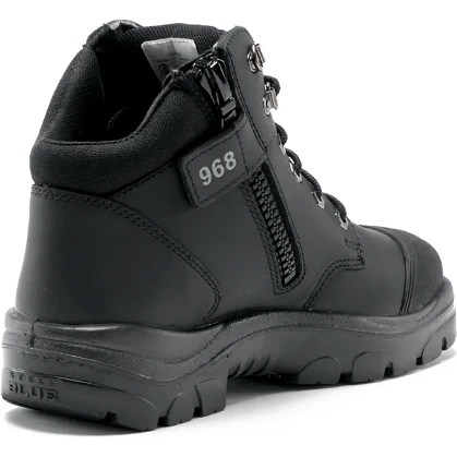 Steel Blue Men's Parkes Side Zip WP Steel Toe Hiker Work Boot - Black - 812968 6 Steel Blue Men's Parkes Side Zip WP Steel Toe Hiker Work Boot - Black - 812968 - Image 6