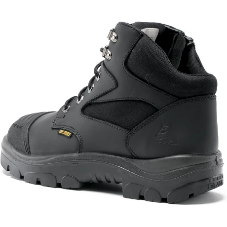 Steel Blue Men's Parkes Side Zip WP Steel Toe Hiker Work Boot - Black - 812968 4 Steel Blue Men's Parkes Side Zip WP Steel Toe Hiker Work Boot - Black - 812968 - Image 4