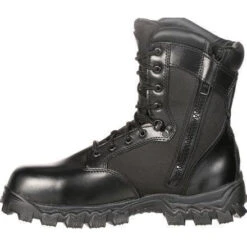 Rocky Men's Alphaforce 8" Zipper Comp Toe WP Duty Boot Black FQ0006173 -Danner Shop rocky mens alphaforce 8 zipper comp toe wp duty boot black fq0006173 3