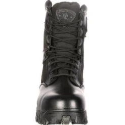 Rocky Men's Alphaforce 8" Zipper Comp Toe WP Duty Boot Black FQ0006173 -Danner Shop rocky mens alphaforce 8 zipper comp toe wp duty boot black fq0006173 5