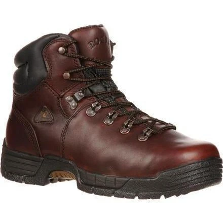 Rocky Men's Mobilite 6" Steel Toe WP Work Boot - Brown - FQ0006114 1 Rocky Men's Mobilite 6" Steel Toe WP Work Boot - Brown - FQ0006114