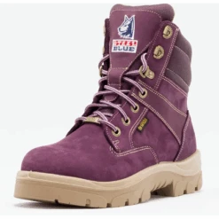 Steel Blue Women's Southern Cross Side Zip Steel Toe Work Boot - Purple - 892861 -Danner Shop sc 2