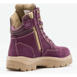 Steel Blue Women's Southern Cross Side Zip Steel Toe Work Boot - Purple - 892861 -Danner Shop sc 5
