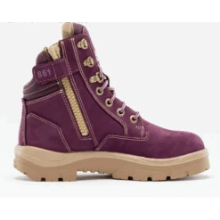 Steel Blue Women's Southern Cross Side Zip Steel Toe Work Boot - Purple - 892861 -Danner Shop sc 6