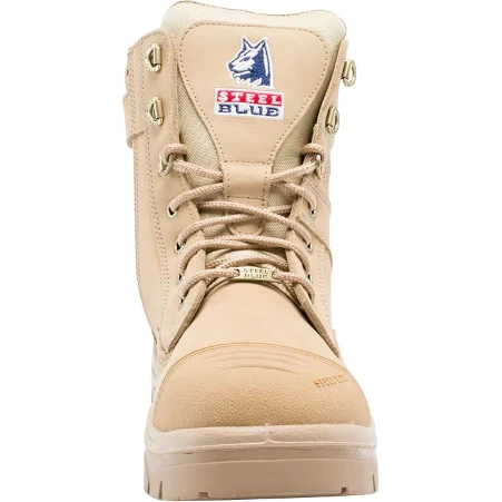 Steel Blue Men's Southern Cross 6" Side Zip WP Steel Toe Work Boot - Sand - 812961 5 Steel Blue Men's Southern Cross 6" Side Zip WP Steel Toe Work Boot - Sand - 812961 - Image 5