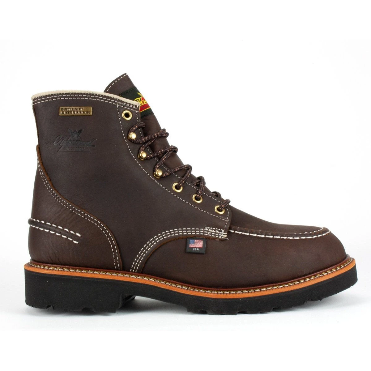 Thorogood Men's Flyway 6"USA Made WP Work Boot - Brown - 814-4140 3 Thorogood Men's Flyway 6"USA Made WP Work Boot - Brown - 814-4140 - Image 3