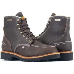 Thorogood Men's Flyway 6"USA Made WP Work Boot - Brown - 814-4140 10 Thorogood Men's Flyway 6"USA Made WP Work Boot - Brown - 814-4140 -Danner Shop thorogood mens flyway 6usa made wp work boot brown 814 4140 thorogood 4