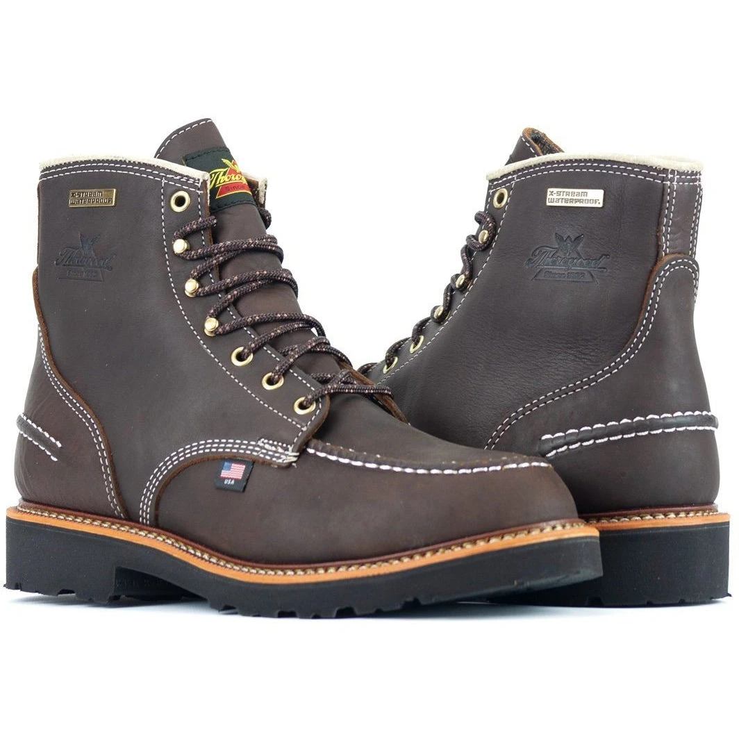 Thorogood Men's Flyway 6"USA Made WP Work Boot - Brown - 814-4140 5 Thorogood Men's Flyway 6"USA Made WP Work Boot - Brown - 814-4140 - Image 5