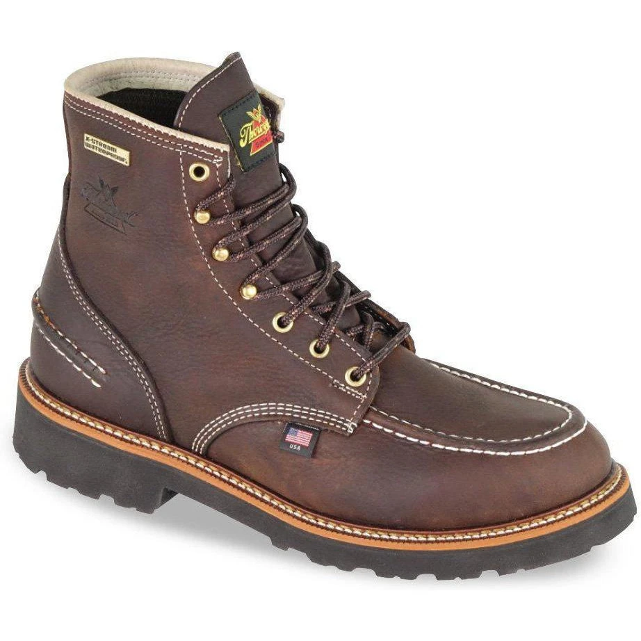 Thorogood Men's Flyway 6"USA Made WP Work Boot - Brown - 814-4140 2 Thorogood Men's Flyway 6"USA Made WP Work Boot - Brown - 814-4140 - Image 2