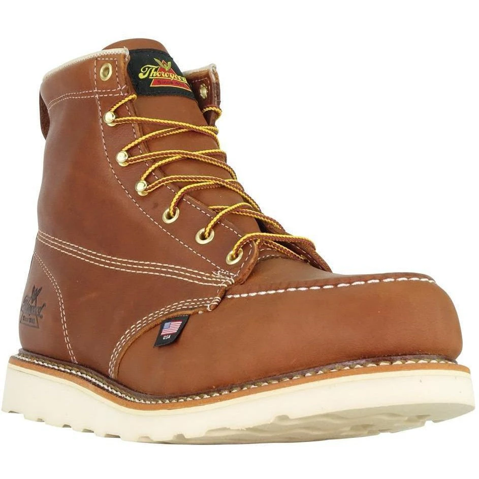 Thorogood Men's USA Made Amer. Heritage 6" Stl Toe Wedge Work Boot 804-4200 4 Thorogood Men's USA Made Amer. Heritage 6" Stl Toe Wedge Work Boot 804-4200 - Image 4