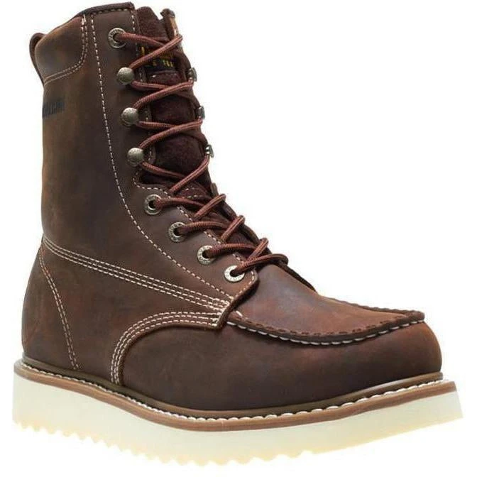 Wolverine Men's Loader 8" Wedge Work Boot - Brown - W10741 1 Wolverine Men's Loader 8" Wedge Work Boot - Brown - W10741